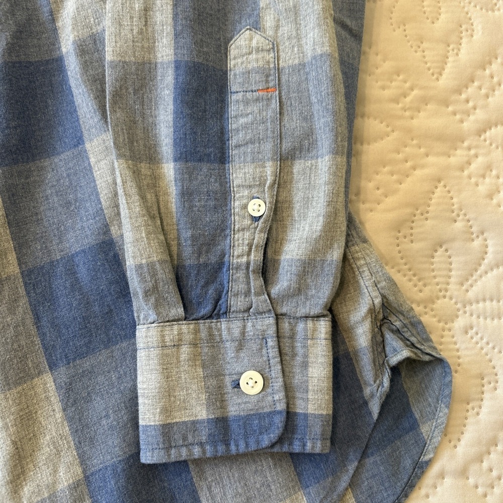 Jack Spade Men's Small Plaid Multicolor Button-Down Shirt Casual Lightweight - Picture 2 of 8